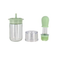 Huilière Conique En Verre Soufflé Classe Italy - 125 Ml Avec Système Anti-Gouttes - Pour Huile, Vinaigre - Idéale Cuisine & Table - 8