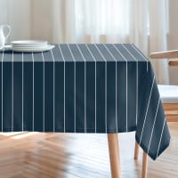 Softalker Tovaglia Nera Rotonda 140 cm 4 Posti Antimacchia Jacquard Poliestere 210GSM Idrorepellente Adatta Per Tavolini Rotondi E Piccoli Tavoli Da Pranzo per Da Esterno Picnic Uso Indoor E Outdoor