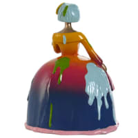 Véronèse Body Talk resin statuette - Seated naked man 17 cm