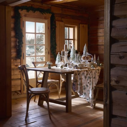 Tavolo da pranzo in legno di pino riciclato per 10 persone 240 cm