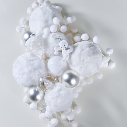 Lot De 4 Boules De Noël En Verre - Déco Pomme De Pin - Vintage - Occasion