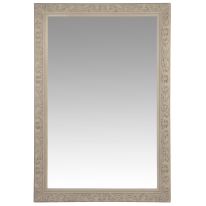 Grand miroir rectangulaire à moulures, 120x180 cm
