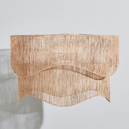 Suspension non électrifiée vagues en jute