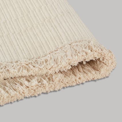 Tappeto reversibile in cotone intrecciato a mano - menta - 70x140 cm HAPPY COTTON | Maisons du Monde