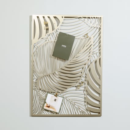 Pêle-mêle en acier doré 43x60