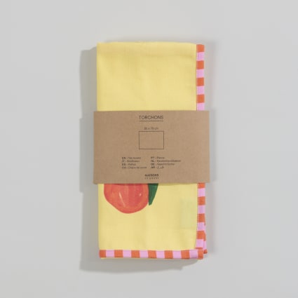 Set van vier slips met gekleurde inzetstukken