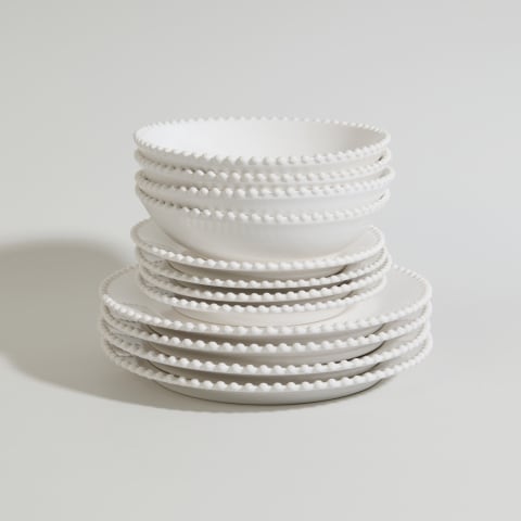 Laguiole - Service 18 pièces blanc Infinity