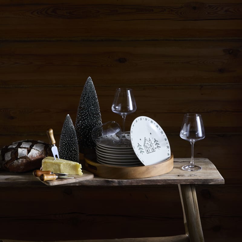 Verre à vin en verre transparent - miniature 4