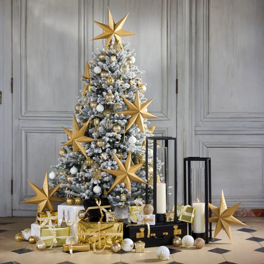 Décoration Sapin Noël Verre Soufflé Gland | Vente En Ligne Sur