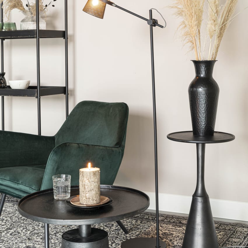 Table Basse Design Goutte 90cm Noir - Leroy Merlin