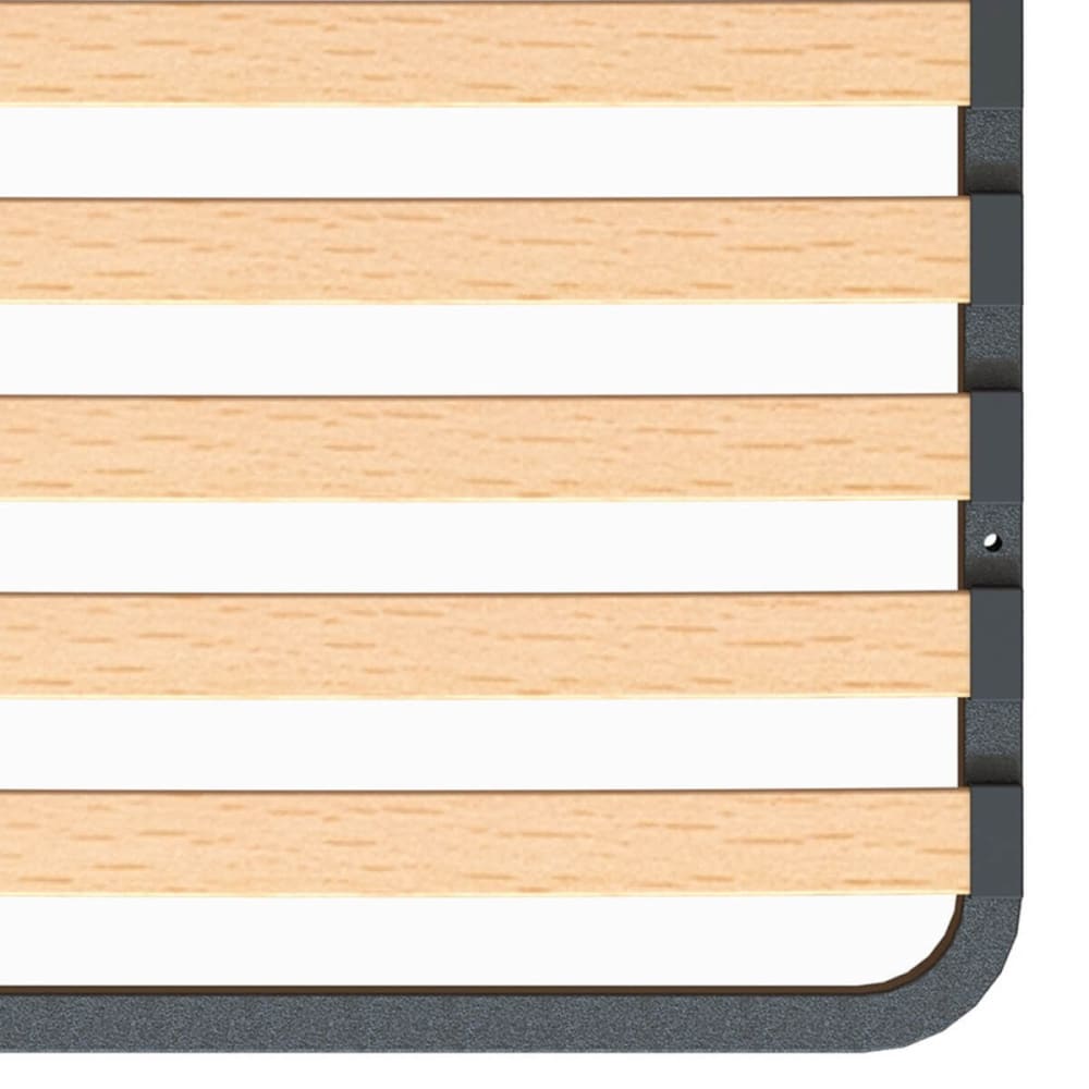 Altolattes - pack sommier 20 lattes 90x190cm + pieds bleus