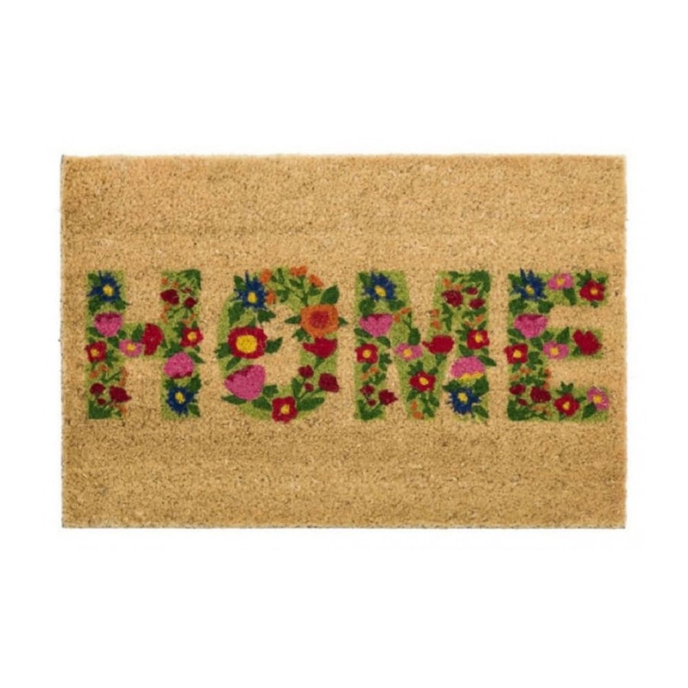 Artoid Mode Mignon Lapin Fleurs Paillasson, Décoration Maison Cuisine Tapis de Sol pour Intérieur Extérieur Décor 40 x 60 cm