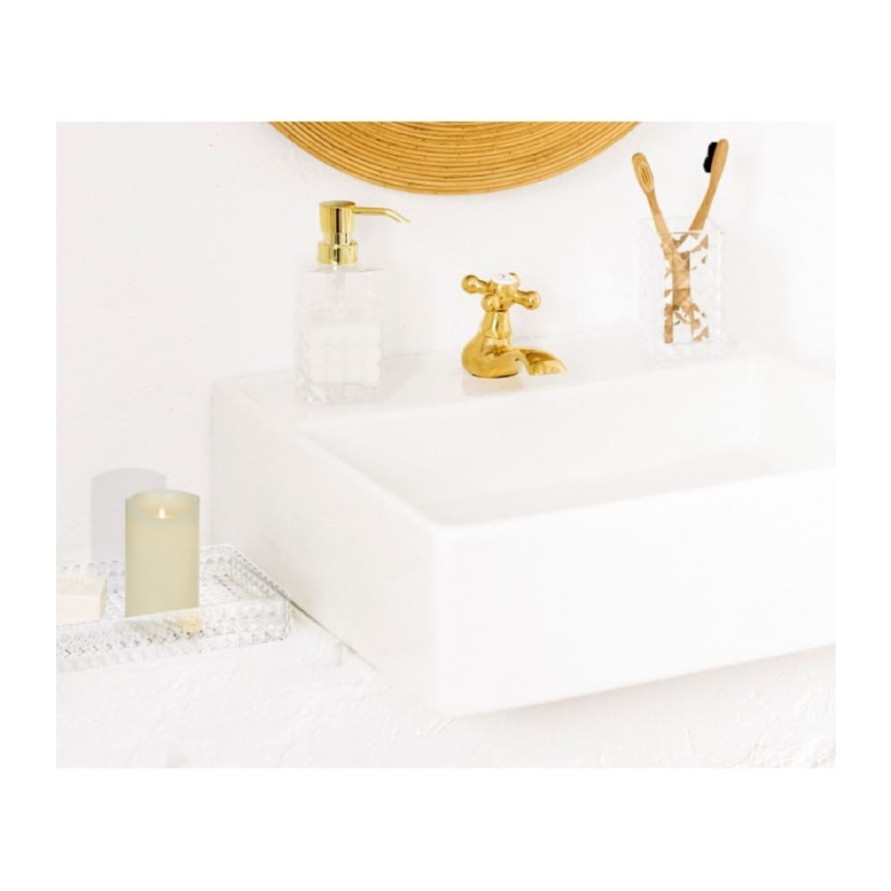 Plateau Décoratif Rectangulaire Blanc En Résine 22x12 Cm – Mini Plateau Salle De Bain, Cuisine, Chambre – Support Bijoux, Bougies, Savon, Plantes