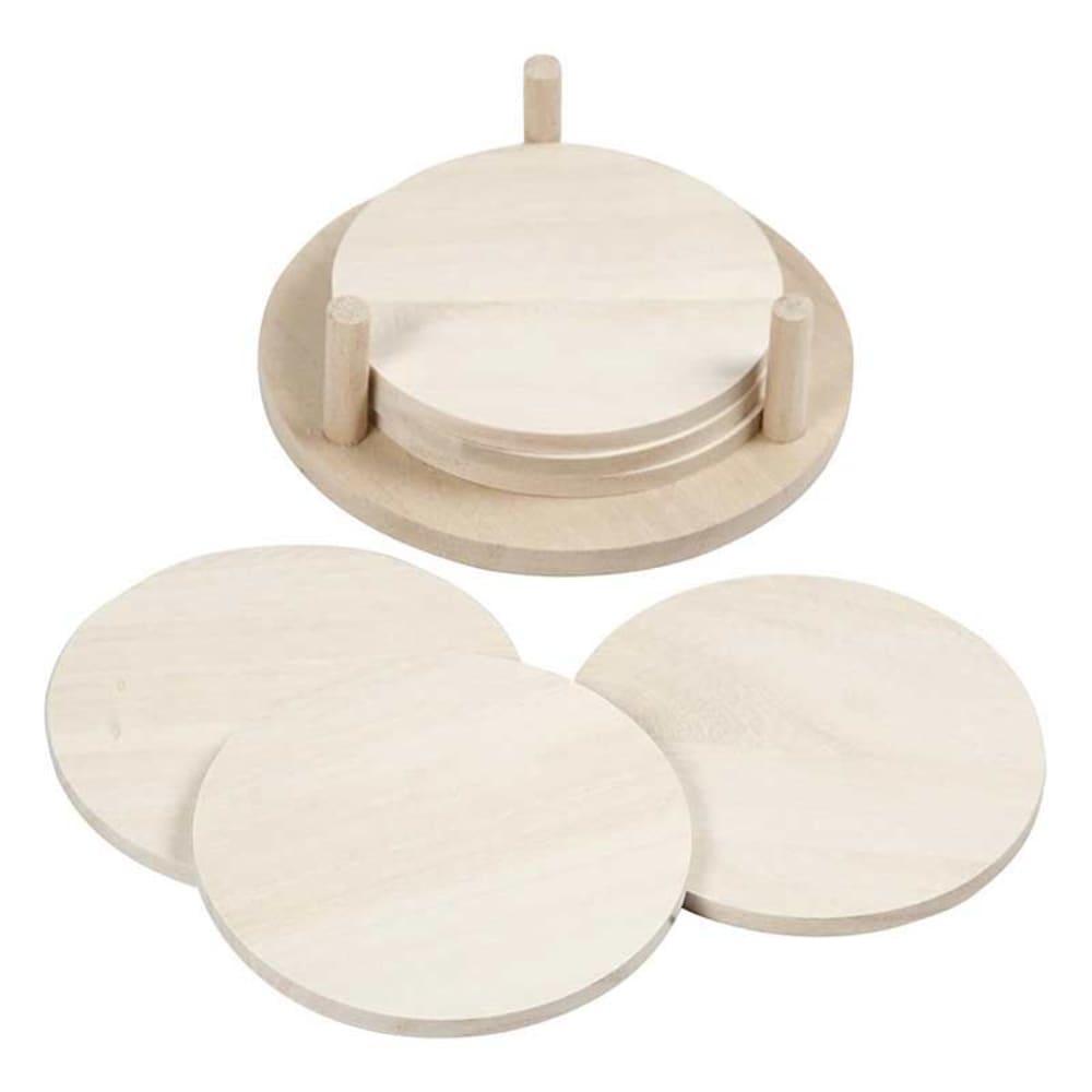 Set 4 Sottobicchieri Quadrati 9,5x9,5 Cm - Handa Panda