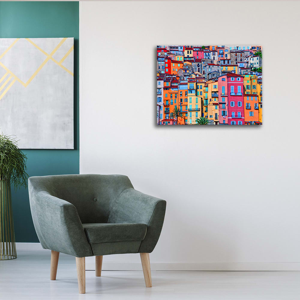 murando - Tableau décoratif Carte du monde 90x60 cm - Impression sur