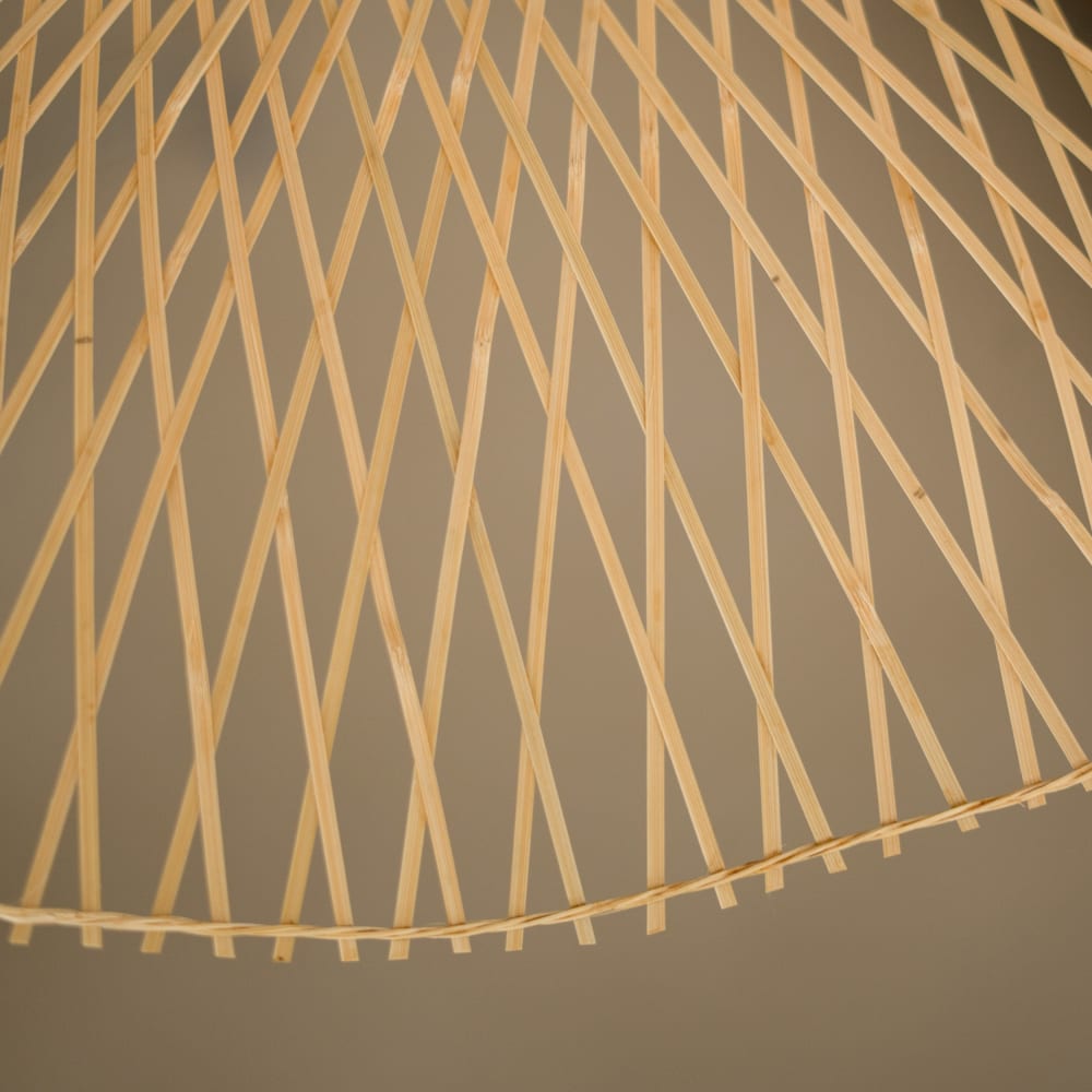 Pendelleuchte D75 cm aus Bambus mit weiem Kabel Jipi | Maisons du Monde