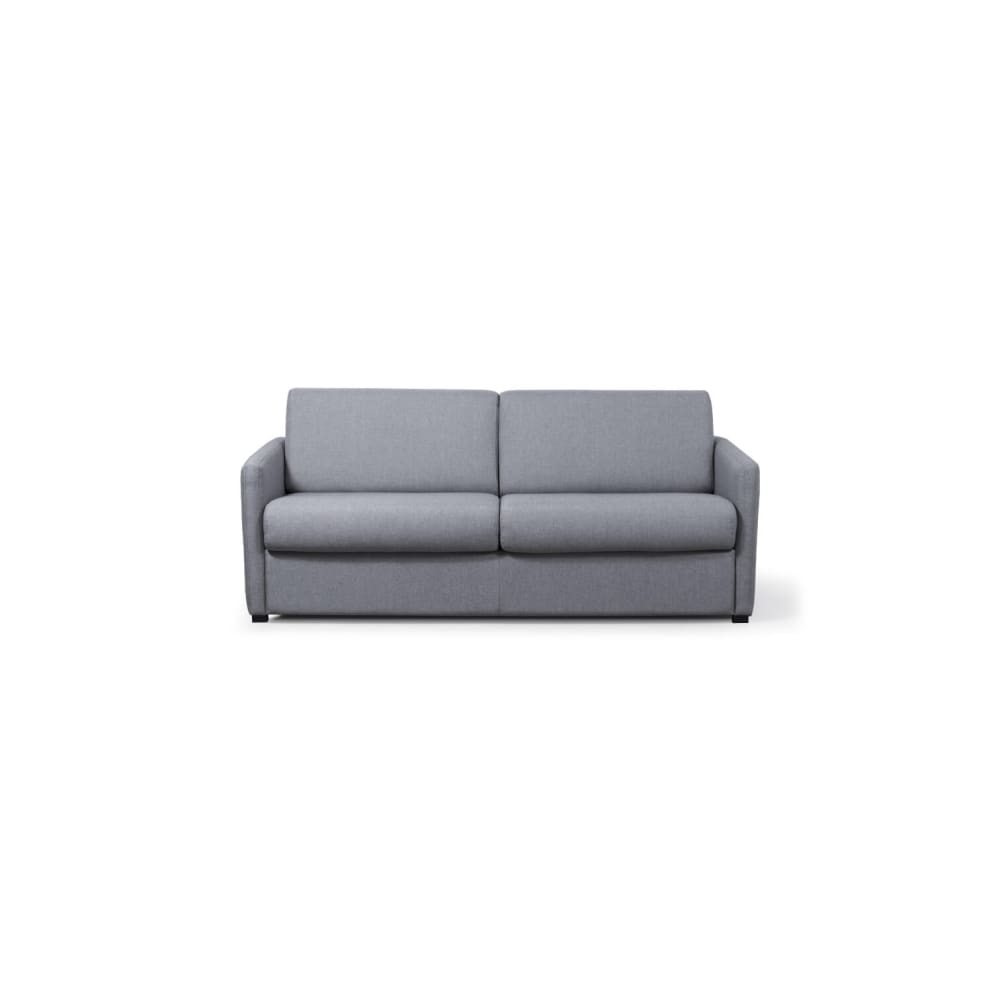 Canapé 4 places convertible express en velours côtelé gris anthracite - Couchage 160 cm