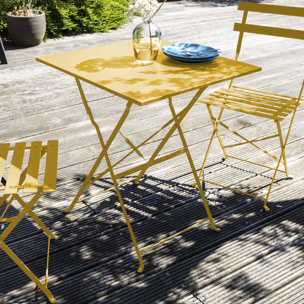 Casaria® Mange Debout Table Haute 2 en 1 - Table Bar Salle à Manger - Plateau Pliable 60 cm - Réglable 70/115 cm - Acier Inoxydable - Noir Laqué - Intérieur/Extérieur - Charge Max 60 kg