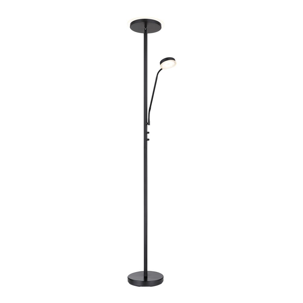Lampada Da Terra Nimbora Lindby, Nero, Soggiorno / Sala Da Pranzo Metallo Moderno Lampada Da Terra
