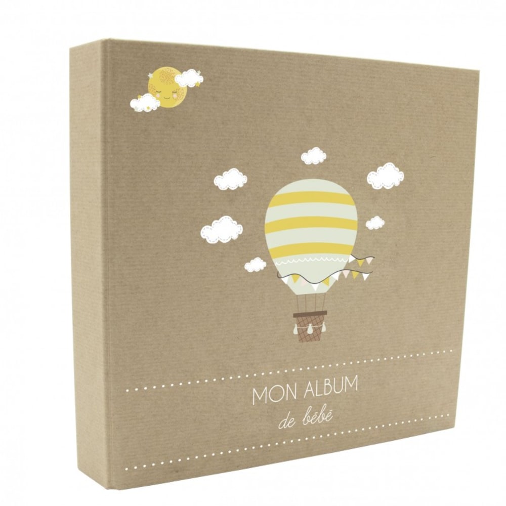 Album Photo Bébé 600 Photos – Format 10x15 Cm – 120 Pages Avec Pochettes – Couverture En Lin – Cadeau Naissance