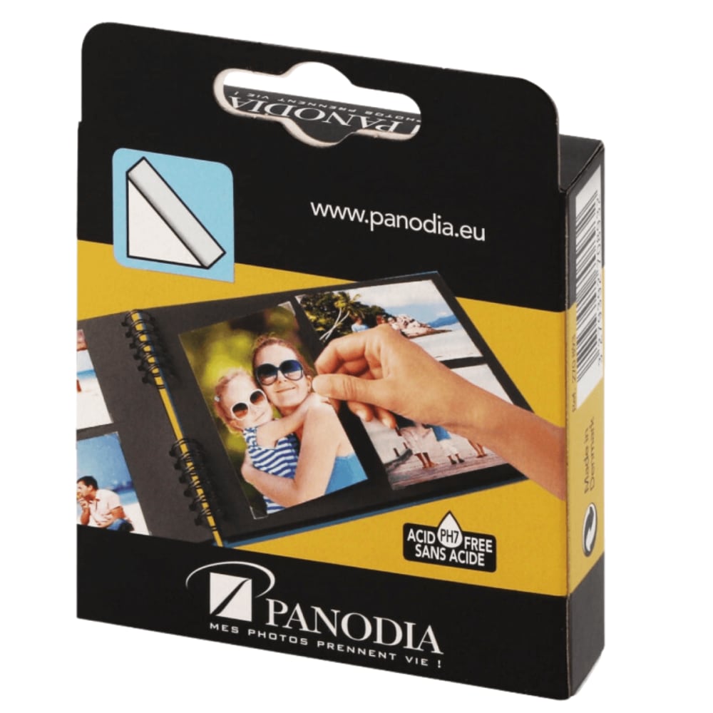 Exacompta Coins Photos Transparents Autocollants - Boîte De 600 - Cristal