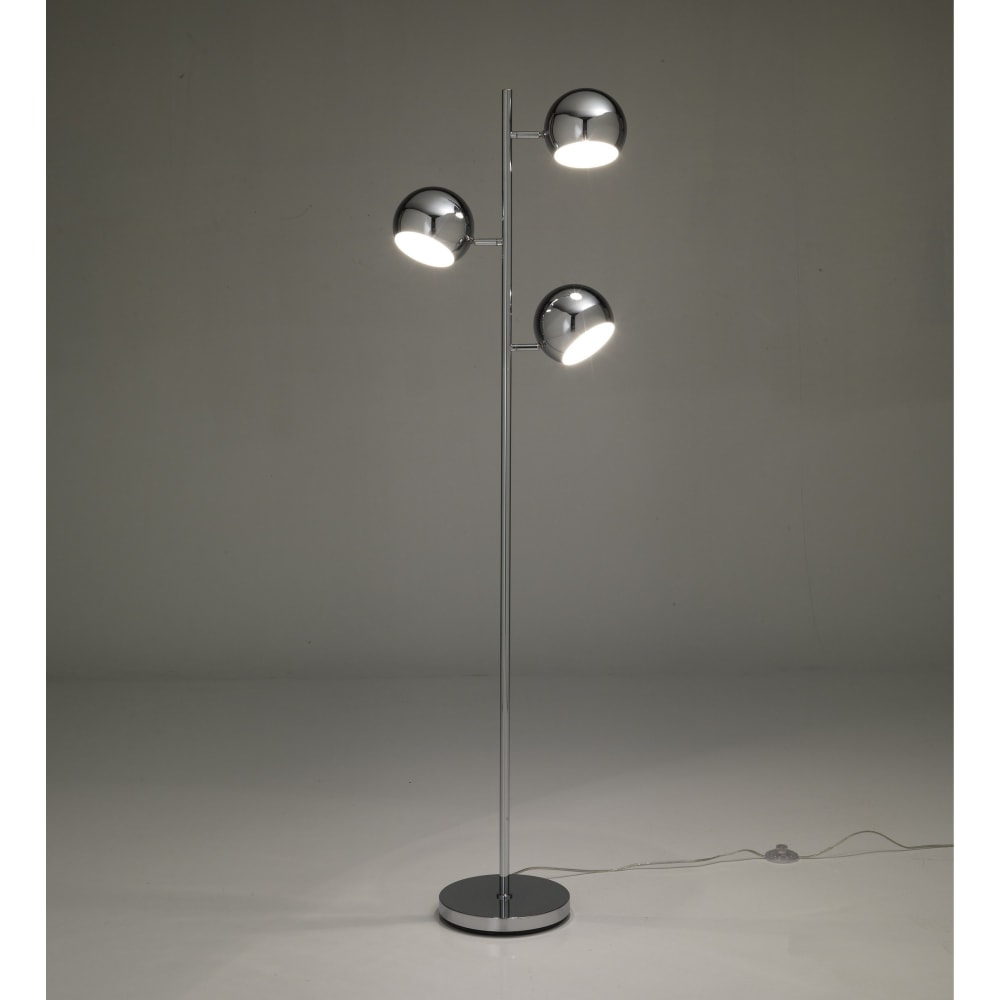 Lampada Da Terra Moana In Acciaio Cromato Di Massoni And Massoni Per Iguzzini 1960