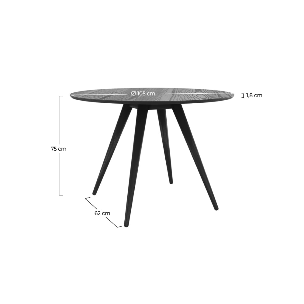 Creative Tops – Set Di 4 Sottobicchieri In Granito Naturale Nero