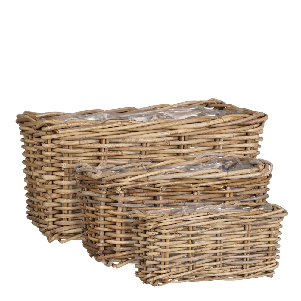 Confezione da 2 cestini da appendere in cocco di ricambio, quadrati in fibra di cocco, per finestra, da appendere, vaschetta da giardino, per fiori, verdure, recinzioni, cesti per fiori (80 pollici