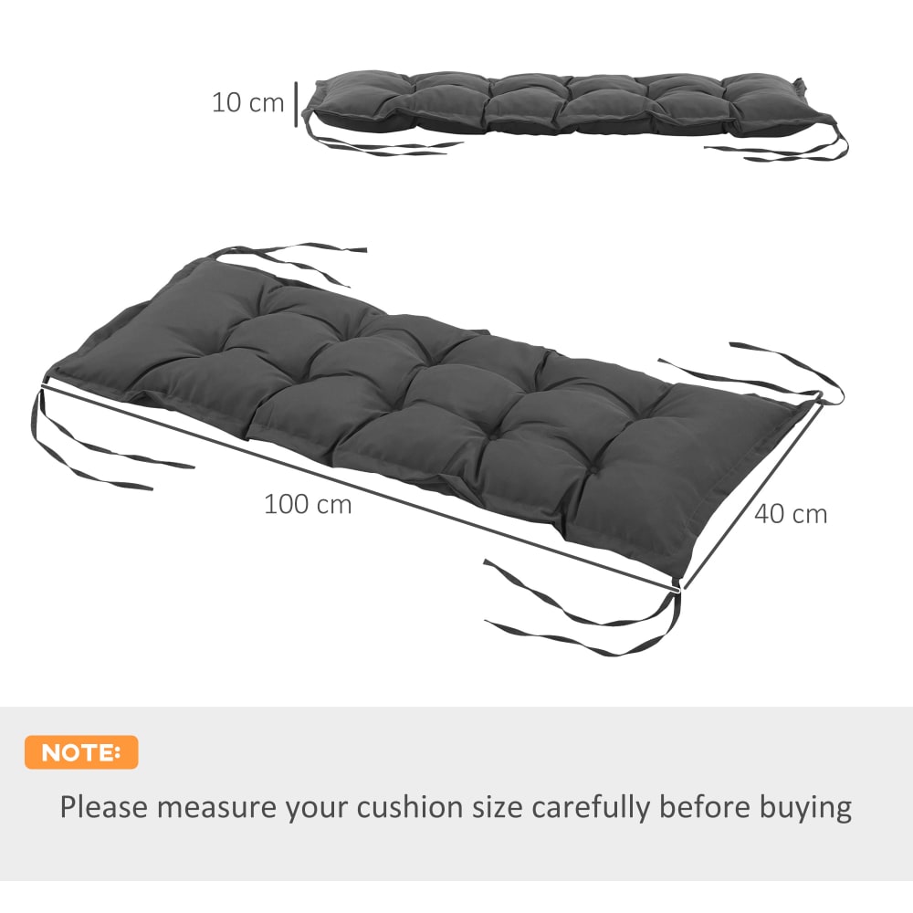 Coussin de canapé coussin d'assise 90 x 35 x 5 cm amovible lavable double antidérapant