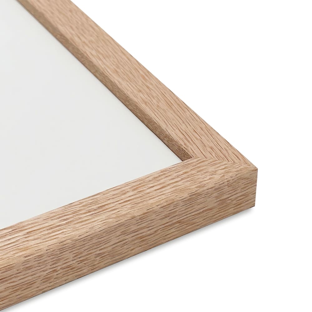 Cornice in legno Antony su misura marrone noce e oro | Vetro standard (2 mm) | Scopri il portafoto che fa per te