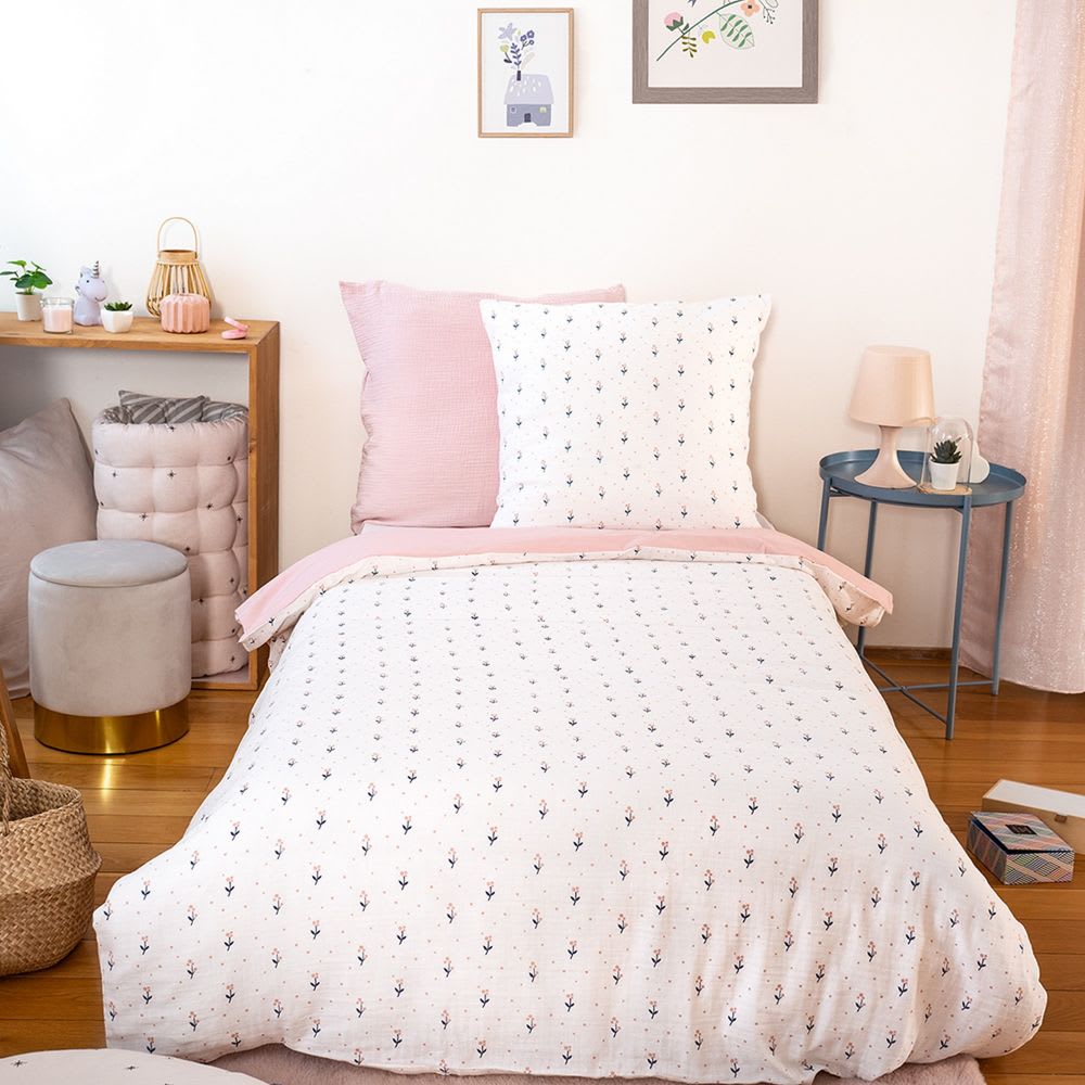Housse De Couette 140x200 Fille Parure De Lit Enfant Matt & Rose 140x200cm - Housse Couette Réversible Lapins Taie 63x63cm Linge Coton Réversible Housse De Couette 140x200 Fille Parure De Lit Enfant Matt & Rose 140x200cm - Housse Couette Réversible Lapins Taie 63x63cm Linge Coton Réversible