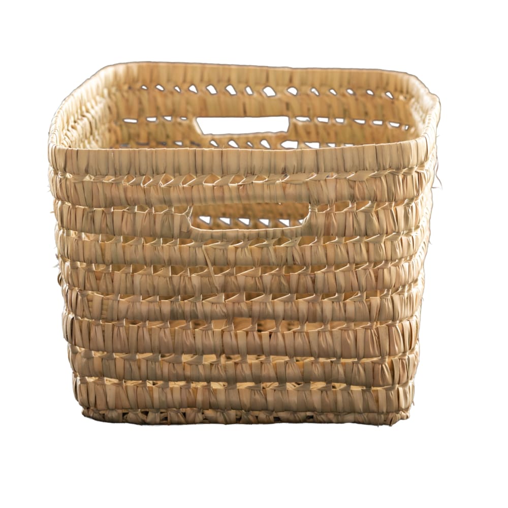 Panier en osier brut avec anse - panier bourguignon - décoration