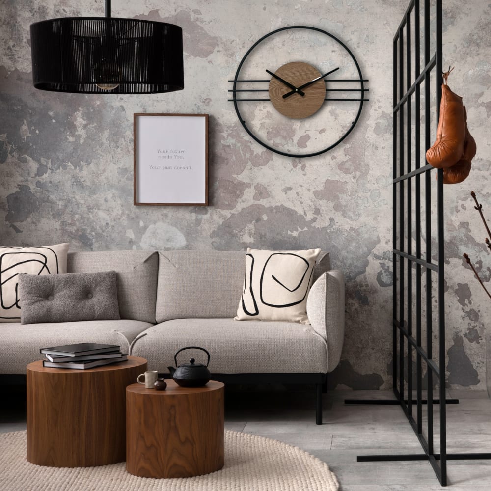 Horloge Murale Ergocar, Horloge Murale Art Déco Avec Lumière Et Ombre Horloge Murale Moderne En Metal Silencieuse Et Sans Tic Tac Adaptee Au Salon A La Chambre Au Bureau Au Bureau 87291472