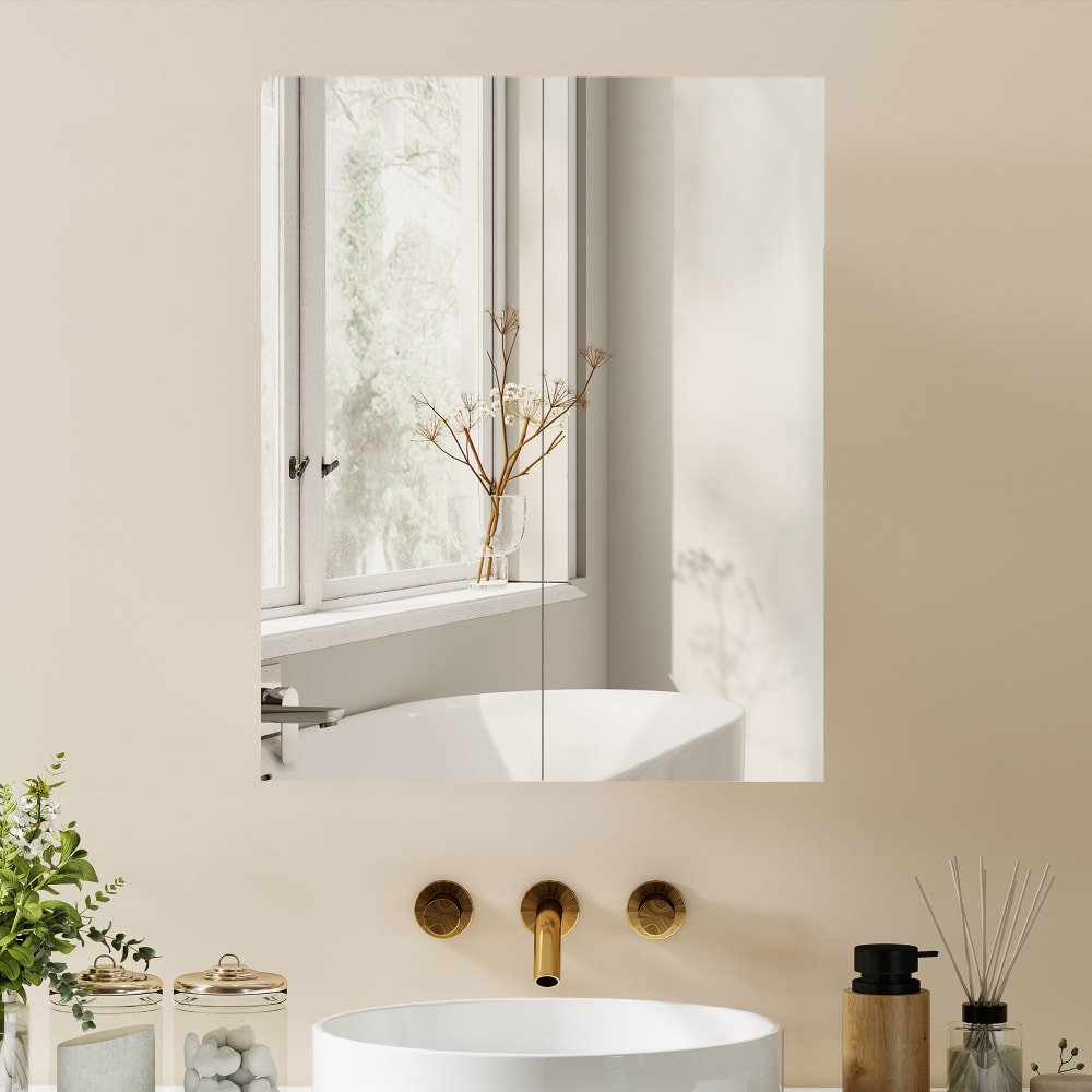 Armoire Miroir Salle De Bain HOMCOM - Meuble D'Angle Acier Inox 30x60cm