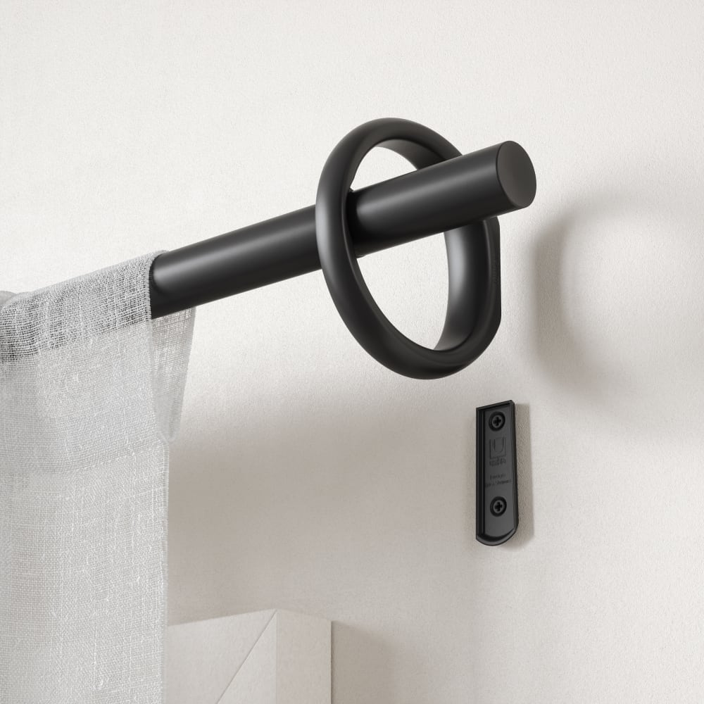 Tringle à rideaux extensible 80/125 cm entre 2 murs - Boulet B33426 Tringle à rideaux extensible 80/125 cm entre 2 murs - Boulet B33426