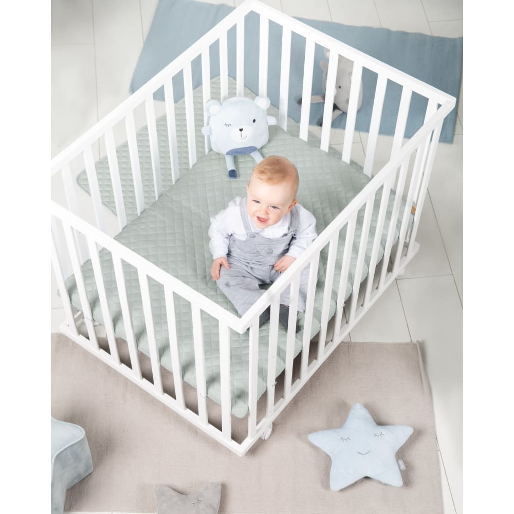 Poncho de bain bébé - PLAYSHOES - Éléphant blanc - 100% coton - Mixte
