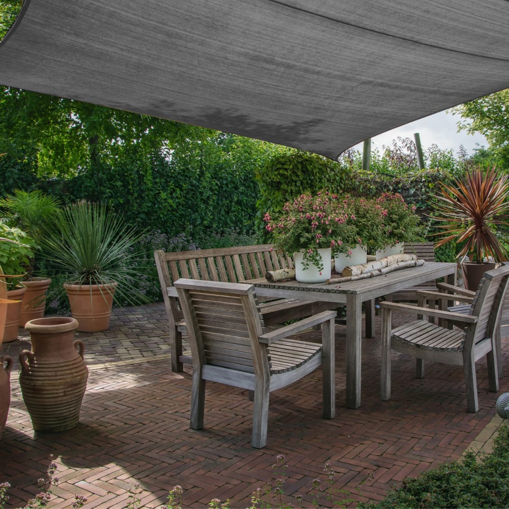 sonnensegel 4 x 1 50 8 m Wetterbeständig atmungsaktiv Sonnensegel Schatten Mesh mit Ösen und Kabelbinder für Garten Balkon Terrasse, Sandgelb 1 Schlafsack – Gr. Packsäcke & Drybags Größe:Sturm-Edition — 2+2 Stangen (+30 €)
