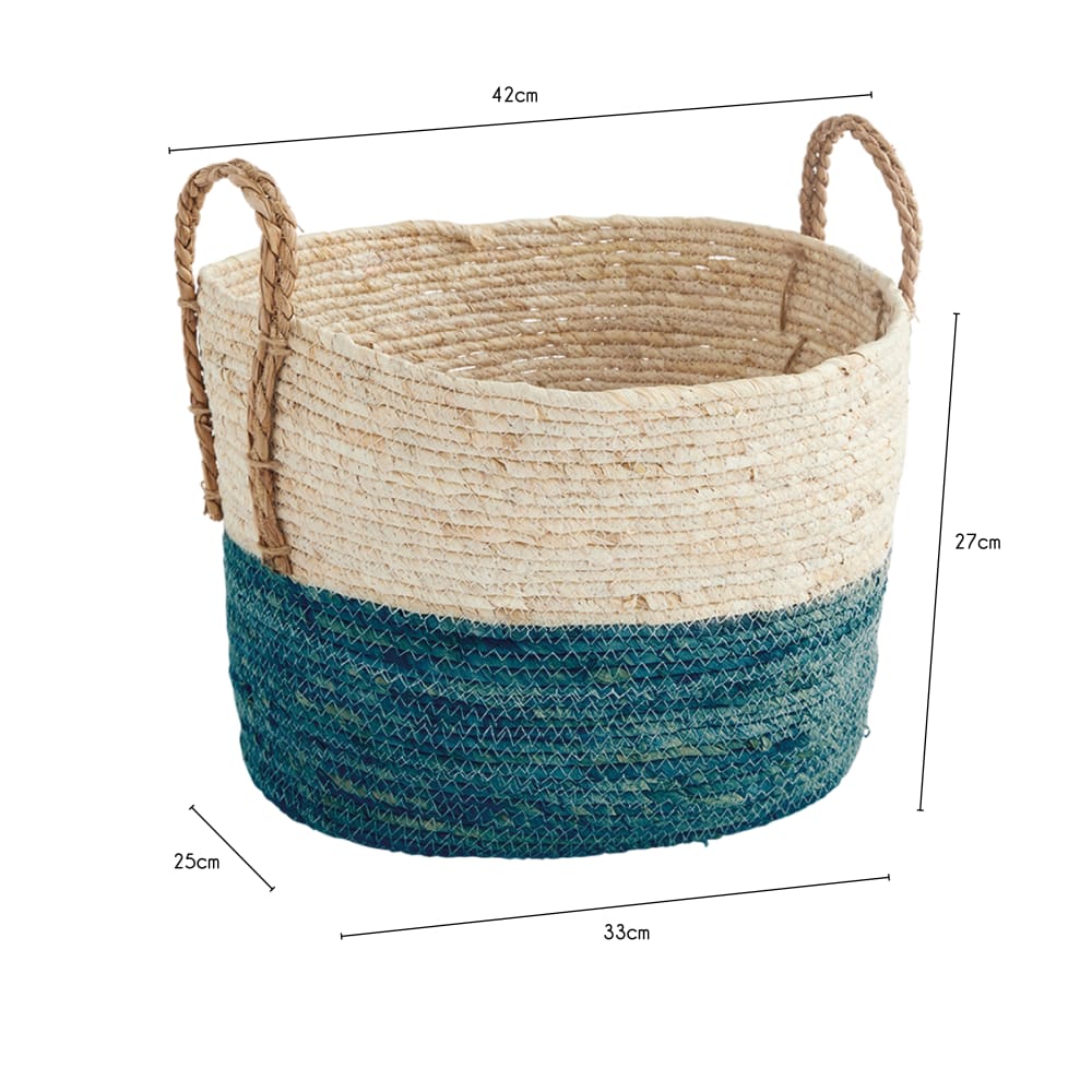 Amosfun Panier De Rangement Tressé Naturel Algue Jaune Multifonction Simple Et Pratique Pour Fruits Fleurs Et Accessoires Panier Polyvalent Pour Maison Et Salle De Bain