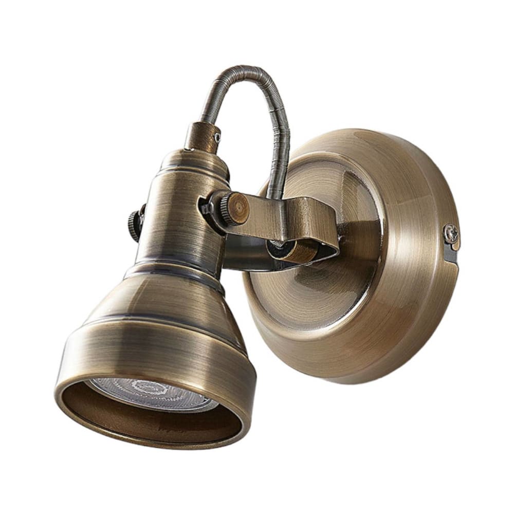 Lindby Applique Mael In Vetro Marrone E Ottone Antico - Luce Da Parete Per Soggiorno, Camera Da Letto, Stile Classico - 2