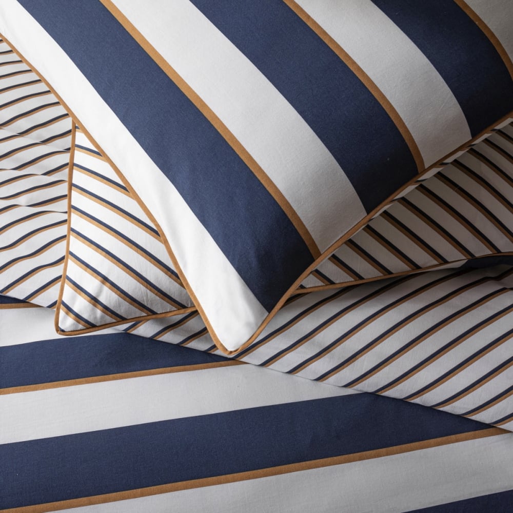 Parure De Lit 4 Pièces Sleep Zone à Rayures - Draps Super Doux, Respirants Et Confortables Pour Grand Lit