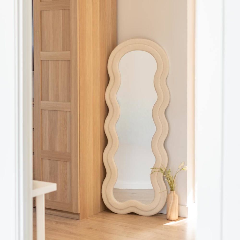 Standspiegel 160x60x4cm Beige