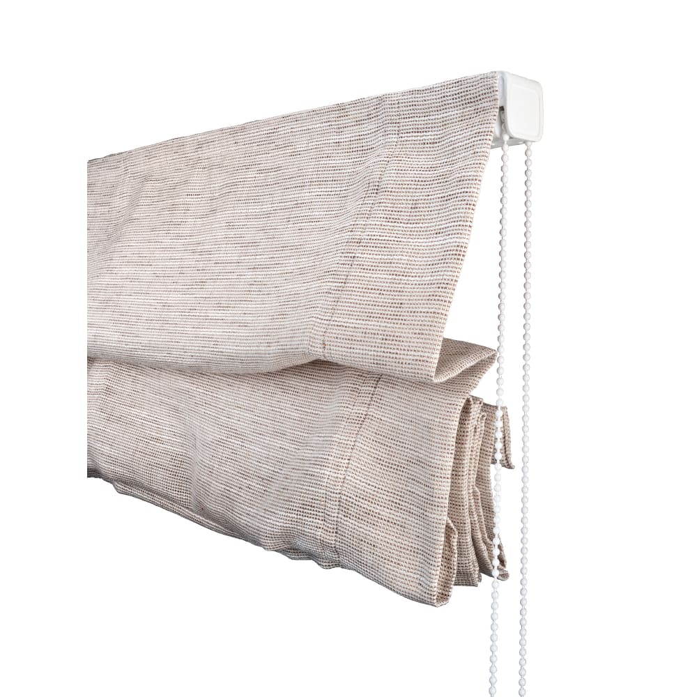 Store Bateau Voile De Coton Blanc MADECOSTORE - 80 X 250 Cm - Filtre Lumière Doux Et Élégant Pour Fenêtres