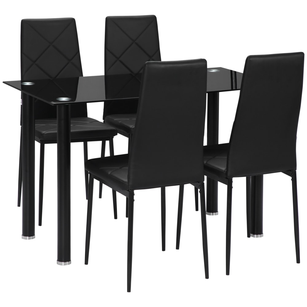 Homy Casa Set Di 4 Sedie Girevoli In Tessuto Grigio Con Gambe Metallo – Imbottite - 5