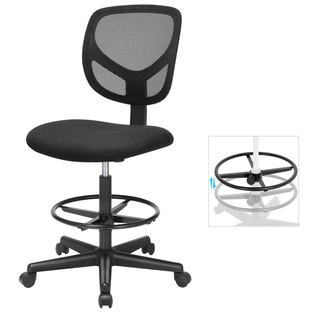 Yaheetech Tabouret de Travail Tabouret Pivotant à Roulettes Chaise pour