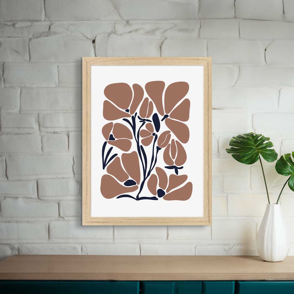 Cadres Bois 30x40 cm Profilé 3 cm aspect Chêne | Contact EDIMETA - Présentoirs et PLV pour