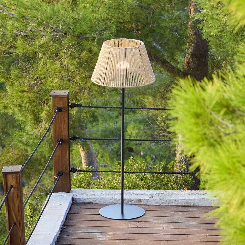 Kabellose Stehlampe Beige h170cm Raffy tall