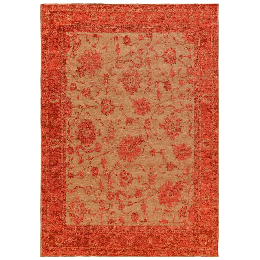Flachgewebeteppich rot 100x160 Frencie