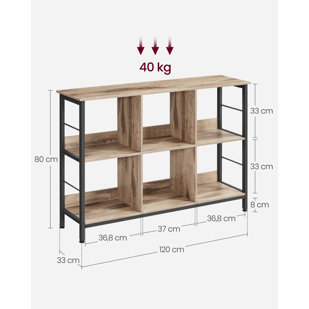 Meuble De Rangement 2-3 Étagères EasyQuick Jaipur – Pliage 3 Secondes, Poches Latérales, Charge 30 Kg, Compact & Pratique