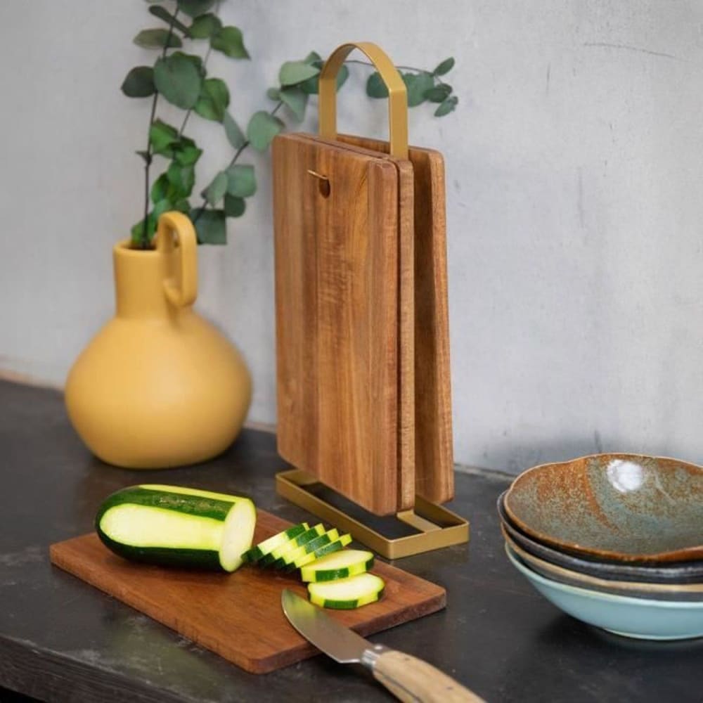 Lot De 6 Planches à Découper En Bois De Pin – 30x20 Cm, Service Et Découpe Viandes, Steaks