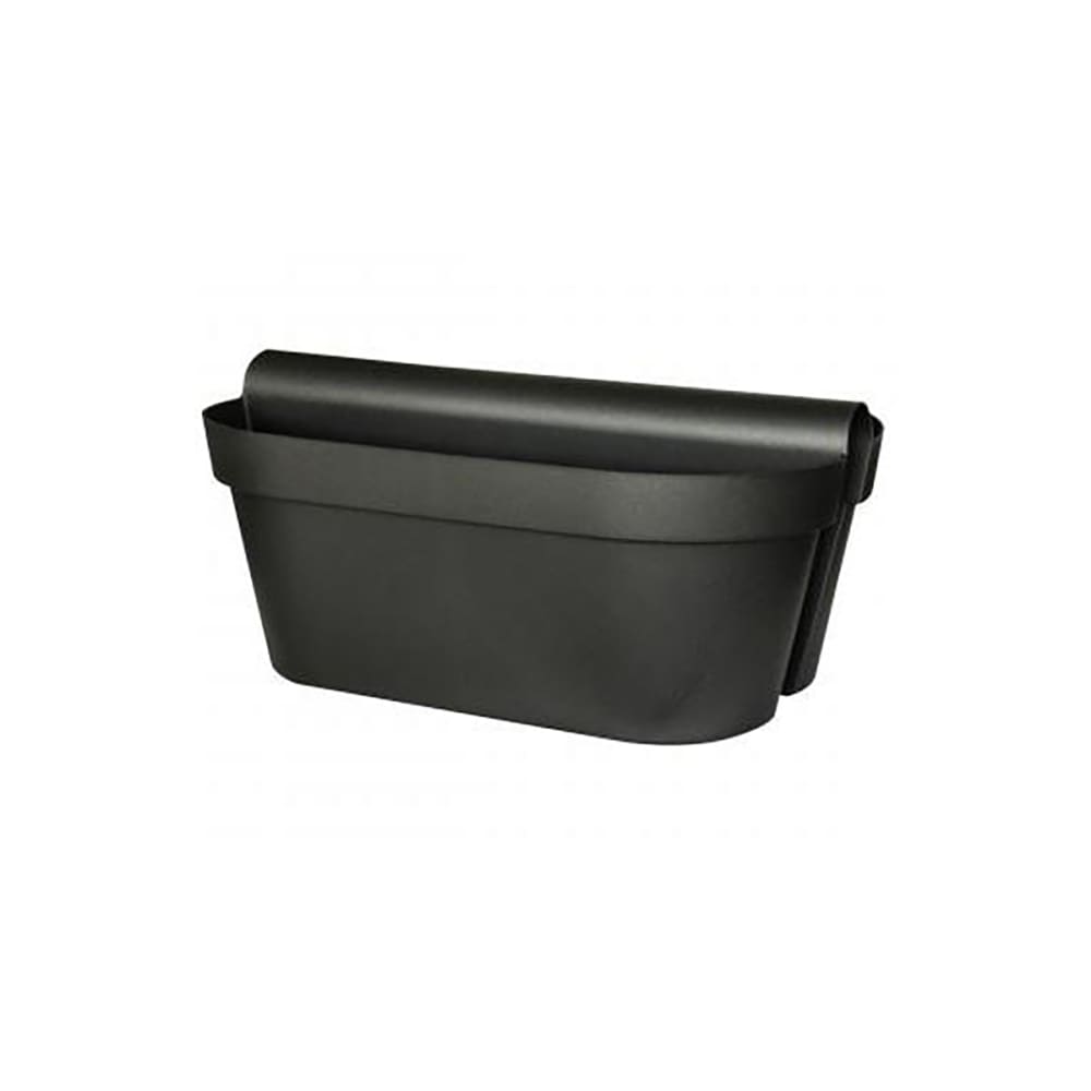 EURO 3 PLAST Vase Up en polypropylène avec réserve, Couleur Anthracite, 25 cm EURO 3 PLAST Vase Up en polypropylène avec réserve, Couleur Anthracite, 25 cm